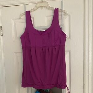 Lululemon Run Ta Ta Topper Adjustable Workout Tank Top - Sz 12